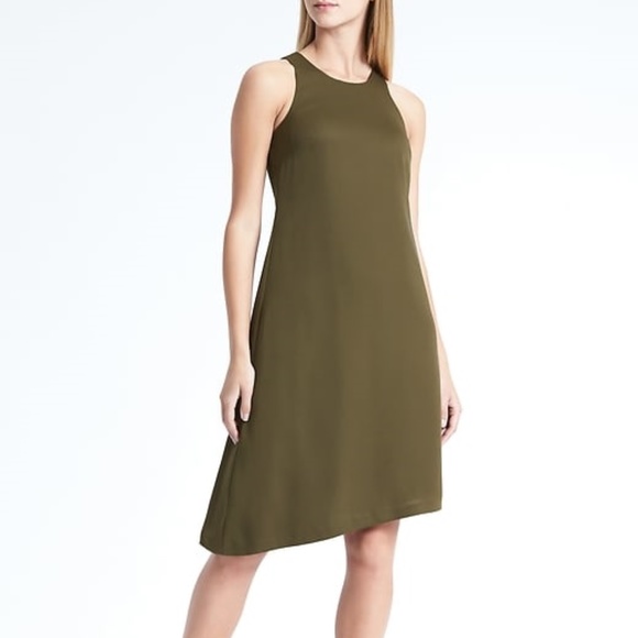Banana Republic Dresses Banana Republic Racer Neck Asymmetrical